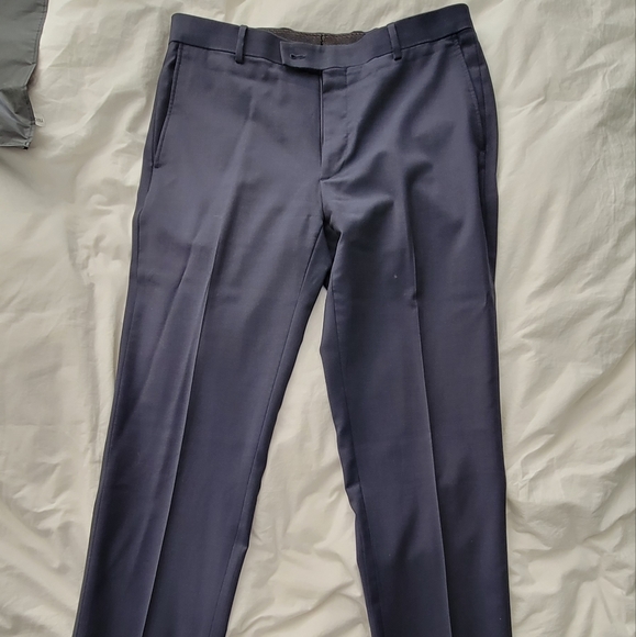 Awareness Kenneth Cole Navy 2pc Extreme Slim Fit Suit - Picture 5 of 7